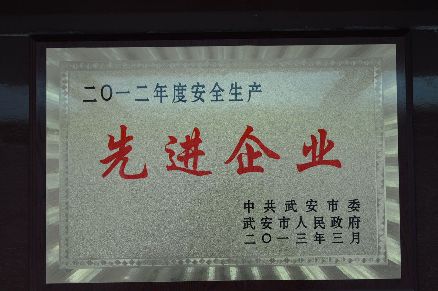 公司荣获2012年度安全生产先进单位.jpg